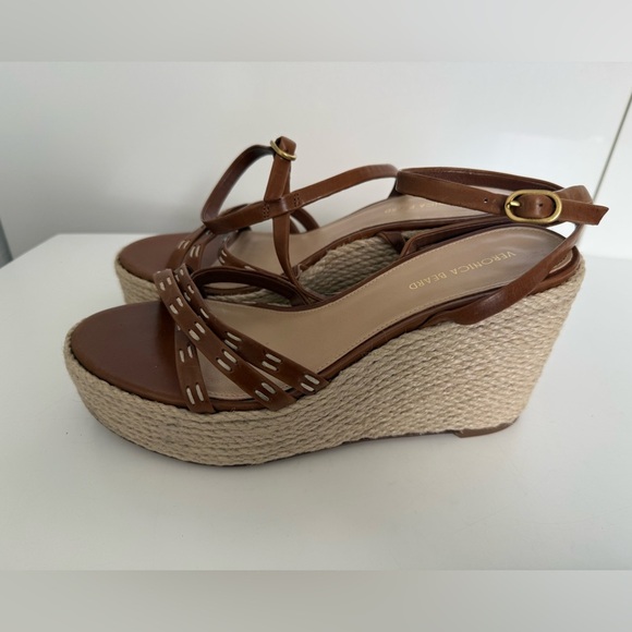 NWOT Veronica Beard Women's Philene Espadrille Wedge Sandals size 7 - Picture 7 of 8